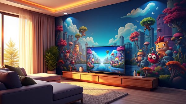 Créer une ambiance immersive avec un papier peint gamer : inspirations et astuces